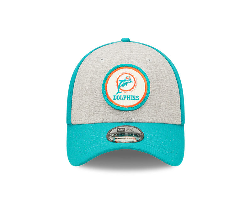 Men's New Era Aqua Miami Dolphins 2021 NFL Sideline Home Historic Logo  59FIFTY Fitted Hat