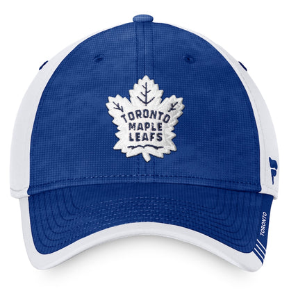 Toronto Maple Leafs Fanatics Branded Blue/White 2022 NHL Draft - Authentic Pro Rink Camo Flex Hat - Pro League Sports Collectibles Inc.