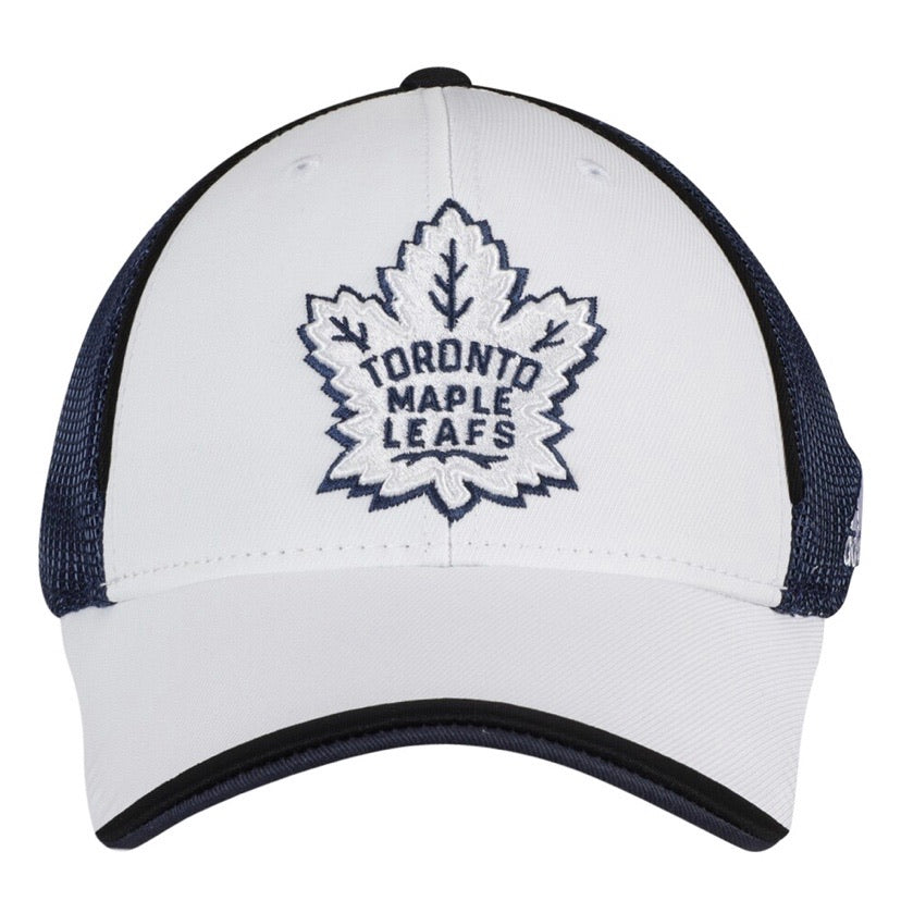 Youth Toronto Maple Leafs Adidas 2018 Stadium Series Coaches Flex Hat - White - Pro League Sports Collectibles Inc.