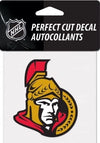 Ottawa Senators 4X4 NHL Wincraft Decal - Pro League Sports Collectibles Inc.
