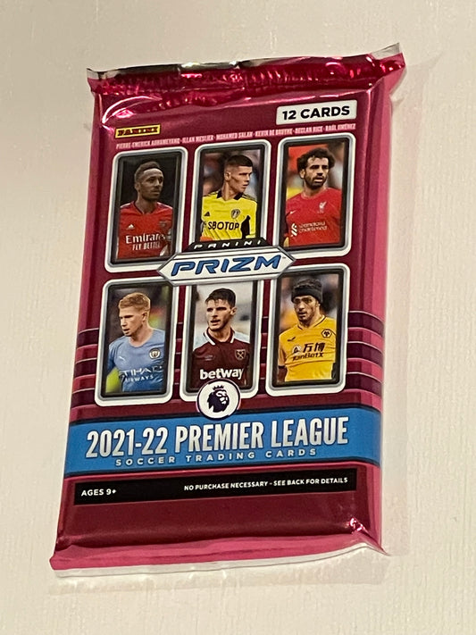 Panini 2021-22 Prizm Premier League Soccer Cards - 1 Pack/ 12 Cards - Pro League Sports Collectibles Inc.