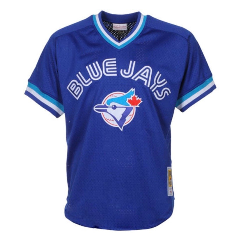 Joe Carter Toronto Blue Jays Mitchell & Ness 1993 Cooperstown Collection Royal Blue Mesh Batting Practice Jersey