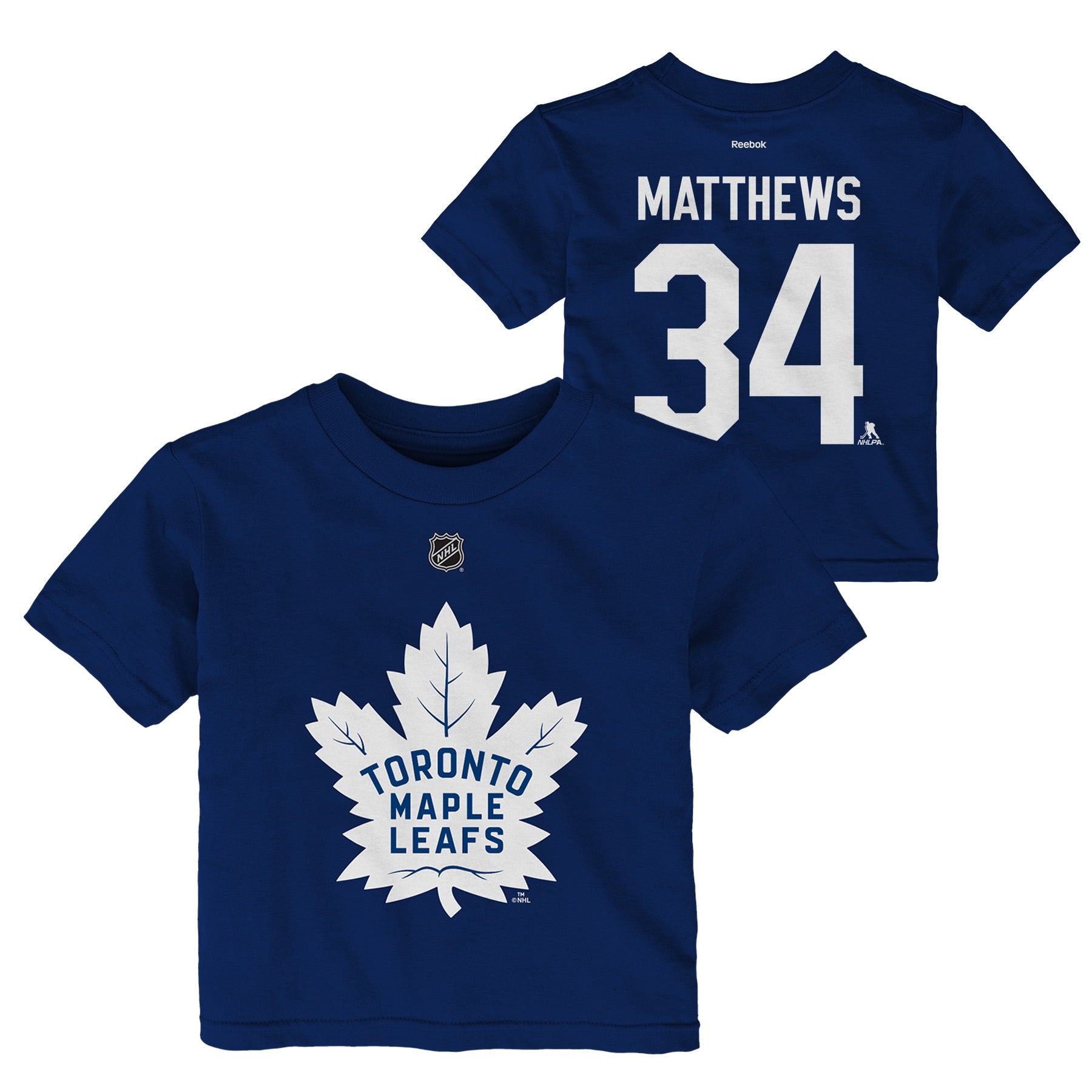 Toddler Toronto Maple Leafs Auston Matthews #34 T-Shirt - Pro League Sports Collectibles Inc.