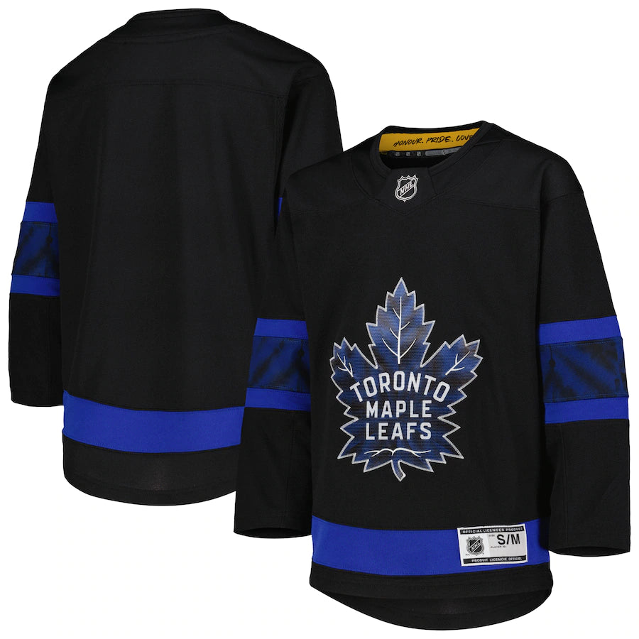 Adidas Toronto Maple Leafs No16 Mitchell Marner Black 1917-2017 100th Anniversary Stitched NHL Jersey