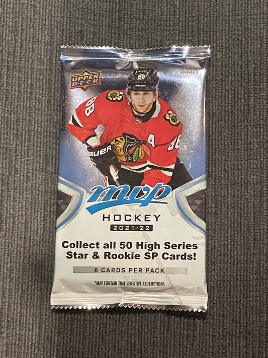 Upper Deck MVP 2021-22 Hockey Hobby (8 cards per pack) Pack - Pro League Sports Collectibles Inc.