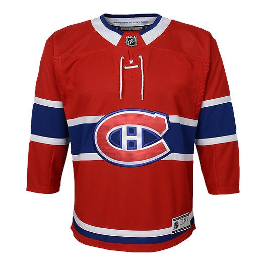 Child Montreal Canadiens Home Replica Lace Up Jersey - Pro League Sports Collectibles Inc.