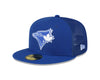 Toronto Blue Jays Royal New Era Spring Training - Mesh 59FIFTY Fitted Hat - Pro League Sports Collectibles Inc.