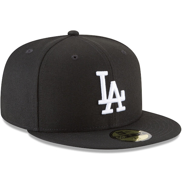 Los Angeles Dodgers New Era 59FIFTY Fitted Hat - Black - Pro League Sports Collectibles Inc.