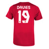 Youth Alphonso Davies #19 Canada National Team Nike Legend Name & Number Dri-Fit T-Shirt - Red - Pro League Sports Collectibles Inc.