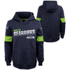 Youth Nike Navy Seattle Seahawks On-Field Performance - Pullover Hoodie - Pro League Sports Collectibles Inc.