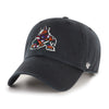 Arizona Coyotes Vintage Black Clean Up '47 Brand Adjustable Hat - Pro League Sports Collectibles Inc.