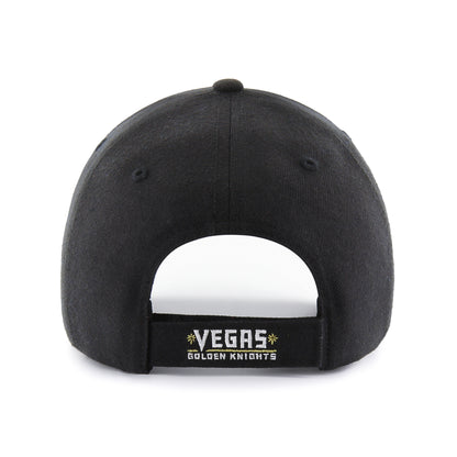 Vegas Knights Black 47 Brand MVP Basic Adjustable Hat - Pro League Sports Collectibles Inc.