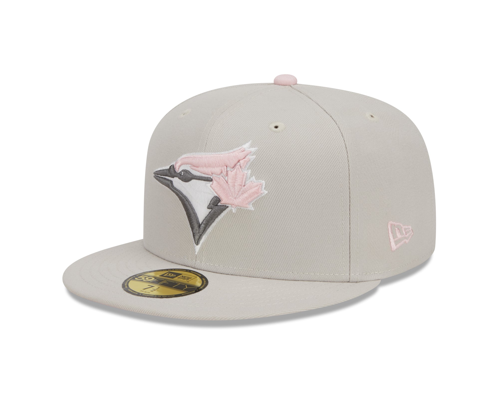 New Era Gray Toronto Blue Jays 2022 Mother's Day On-Field 59FIFTY Fitted Hat
