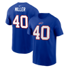 Buffalo Bills Von Miller #40 Name & Number T-Shirt - Blue - Pro League Sports Collectibles Inc.
