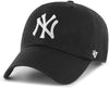 New York Yankees Black Clean Up '47 Brand Adjustable Hat - Pro League Sports Collectibles Inc.