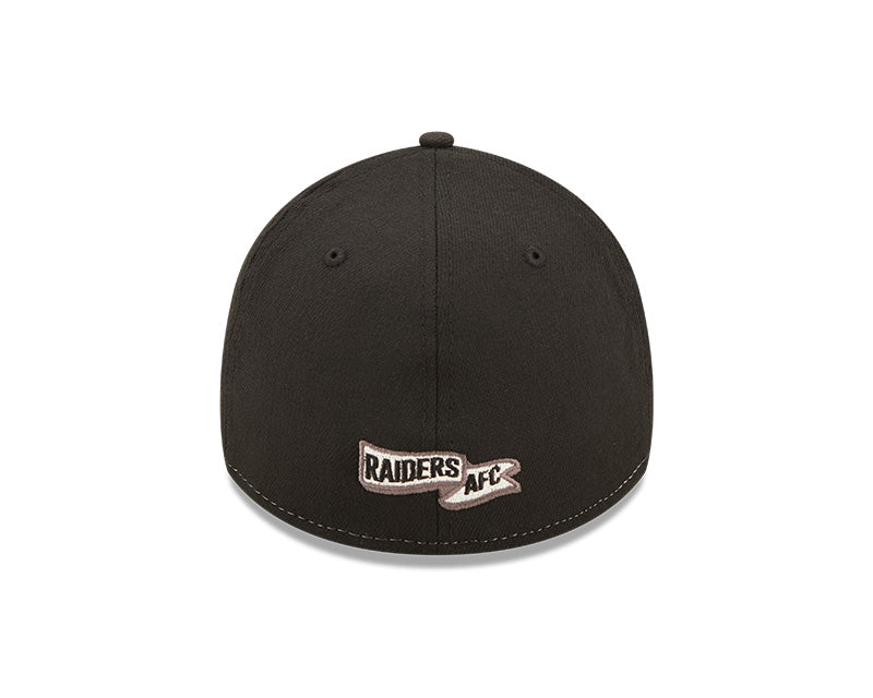 Men's New Era Heathered Gray/Black Las Vegas Raiders 2022 Sideline 39THIRTY  Historic Flex Hat