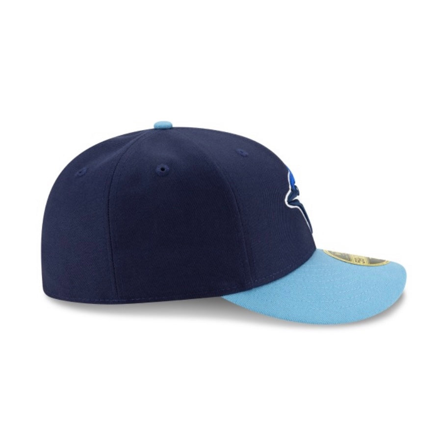 Toronto Blue Jays Navy/ Light Blue New Alternate 4 Low Profile New Era - 59FIFTY Fitted Hat - Pro League Sports Collectibles Inc.