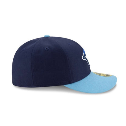 Toronto Blue Jays Navy/ Light Blue New Alternate 4 Low Profile New Era - 59FIFTY Fitted Hat - Pro League Sports Collectibles Inc.