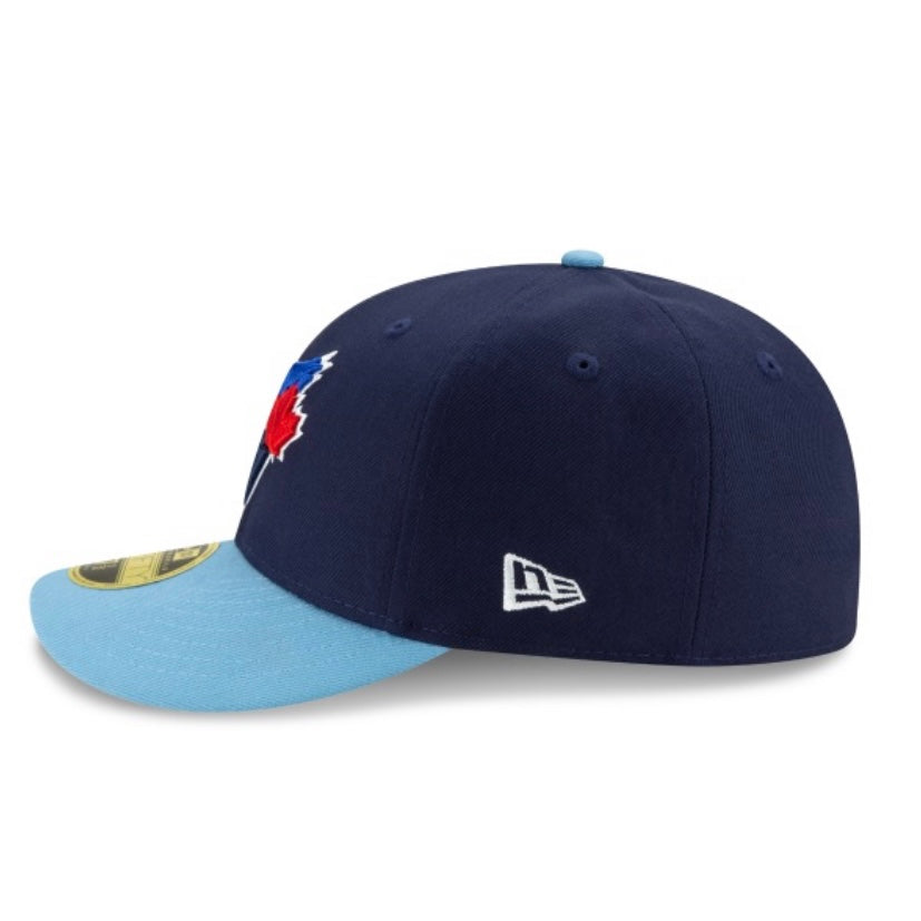 Toronto Blue Jays Navy/ Light Blue New Alternate 4 Low Profile New Era - 59FIFTY Fitted Hat - Pro League Sports Collectibles Inc.