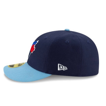 Toronto Blue Jays Navy/ Light Blue New Alternate 4 Low Profile New Era - 59FIFTY Fitted Hat - Pro League Sports Collectibles Inc.