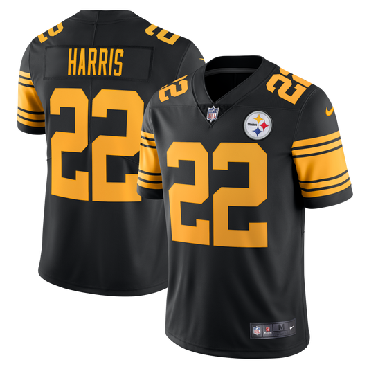 Najee Harris Pittsburgh Steelers Nike Alternate Rush 2021 NFL Draft First Round Pick Limited Jersey - Pro League Sports Collectibles Inc.