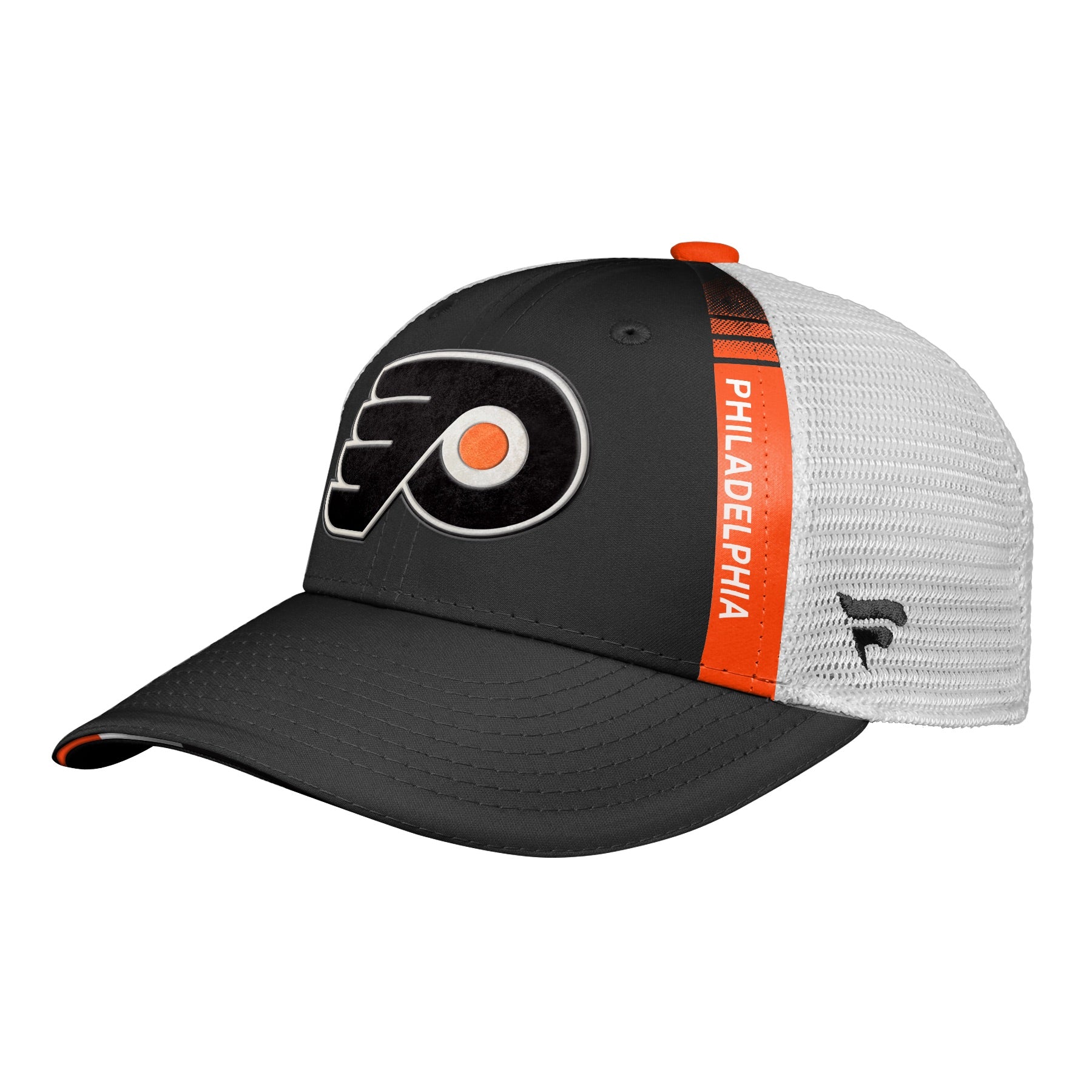 Youth Philadelphia Flyers Fanatics Branded 2022 NHL Draft Authentic Pro On Stage Trucker Adjustable Hat - Pro League Sports Collectibles Inc.