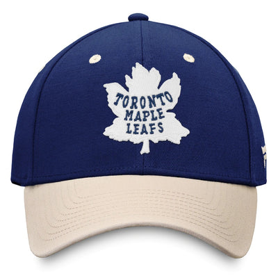 Toronto Maple Leafs Fanatics Brand True Classics Structured Blue Stretch Fit Hat - Pro League Sports Collectibles Inc.
