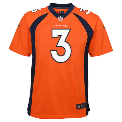 Youth Russell Wilson #3 Orange Denver Broncos Nike - Game Jersey - Pro League Sports Collectibles Inc.