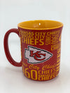 NFL Kansas City Chiefs 17oz. Sculpted Spirit Mug - Pro League Sports Collectibles Inc.