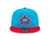 Miami Marlins New Era Blue/Red 2021 City Connect Authentic Collection On-Field 59FIFTY Fitted Hat - Pro League Sports Collectibles Inc.
