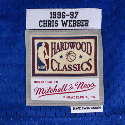 Chris Webber #4 Washington Bullets Mitchell & Ness 1996-97 Hardwood Classic Swingman Jersey - Pro League Sports Collectibles Inc.