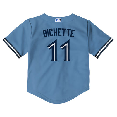 Toddler Toronto Blue Jays Bo Bichette #11 Nike Powder Blue Horizon Replica Team Jersey - Pro League Sports Collectibles Inc.