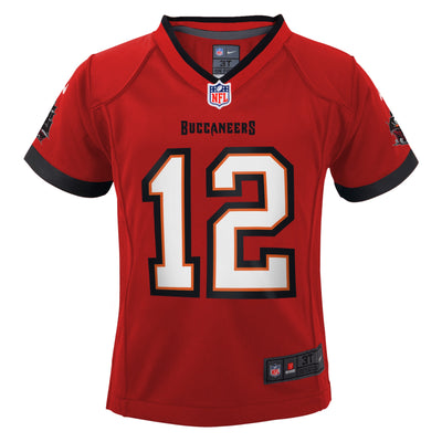 Toddler Tom Brady Red Tampa Bay Buccaneers Nike - Game Jersey - Pro League Sports Collectibles Inc.