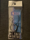 Toronto Raptors We The North Logo Keychain - Pro League Sports Collectibles Inc.