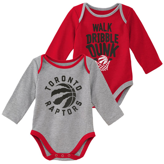 Infant Toronto Raptors 2-Piece Creeper Team Set - Pro League Sports Collectibles Inc.