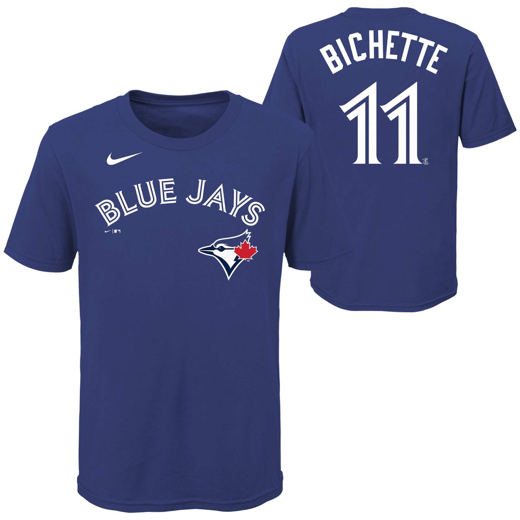 Men's Nike Bo Bichette Royal Toronto Blue Jays Name & Number T-Shirt 