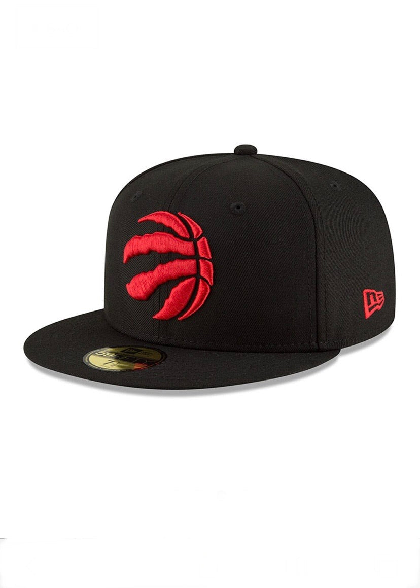 Youth Toronto Raptors Black New Era 59FIFTY Fitted Hat 6 5 8