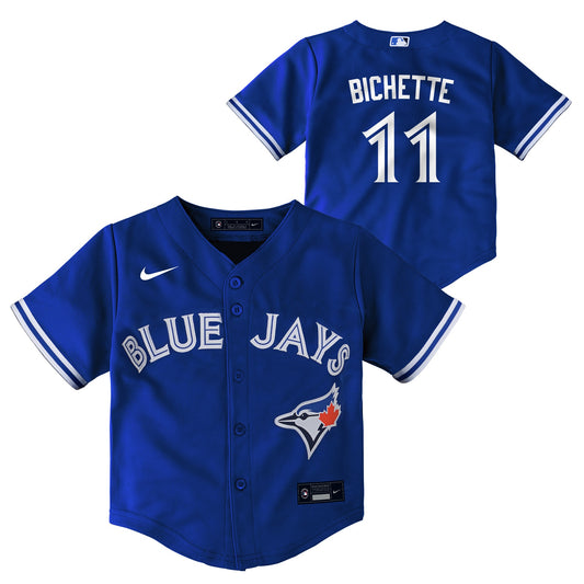 Toddler Toronto Blue Jays Bo Bichette #11 Nike Royal Blue Replica Team Jersey - Pro League Sports Collectibles Inc.