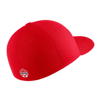 Youth Canada Soccer National Team Classic 99 Nike Flexfit Hat - Red - Pro League Sports Collectibles Inc.