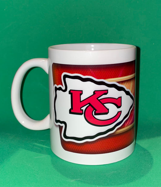 Kansas City Chiefs NFL 11oz Sublimated Mug - Pro League Sports Collectibles Inc.