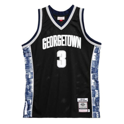 Allen Iverson #3 Georgetown Hoyas University Alternate Mitchell & Ness 1995-96 Hardwood Classic Swingman Jersey - Pro League Sports Collectibles Inc.