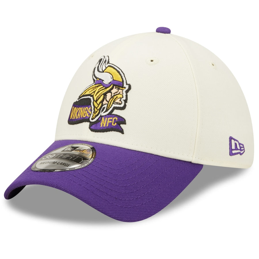 Men's New Era Purple Minnesota Vikings 2021 NFL Sideline Home 59FIFTY Fitted Hat