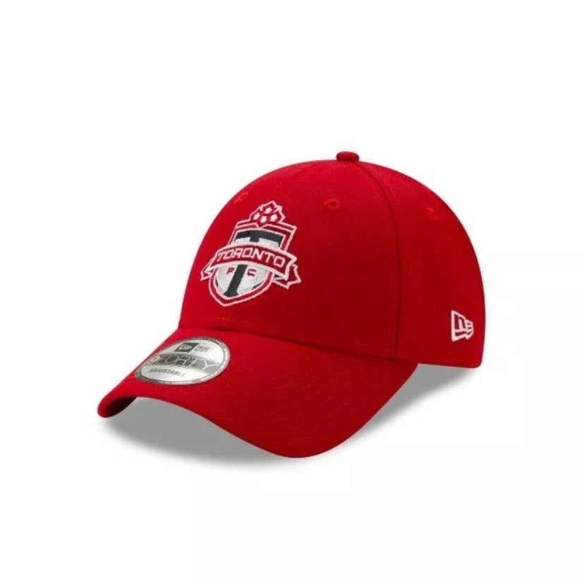 Toronto FC MLS The League Red 9Forty New Era Adjustable Hat - Pro League Sports Collectibles Inc.