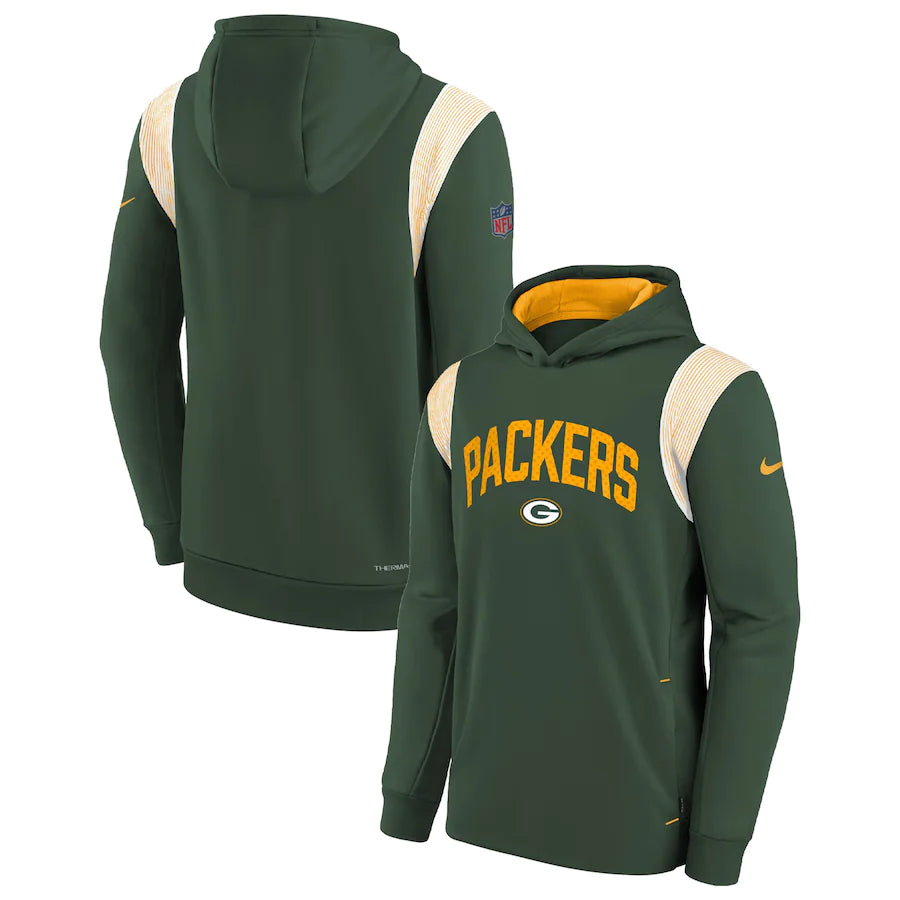 Nike Men's Green Bay Packers Sideline Line of Scrimmage Therma-Fit