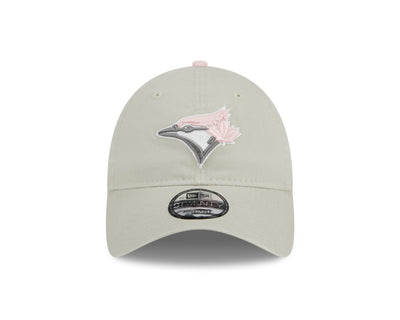 Toronto Blue Jays Mother's Day 2023 Gray/Pink 9Twenty Adjustable New Era Hat - Pro League Sports Collectibles Inc.