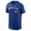 Toronto Blue Jays George Springer #4 Nike Royal Name and Number T-Shirt - Pro League Sports Collectibles Inc.