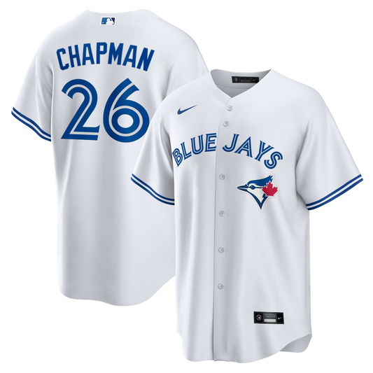 Toronto Blue Jays Matt Chapman #26 Nike White Home Replica Team Jersey - Pro League Sports Collectibles Inc.