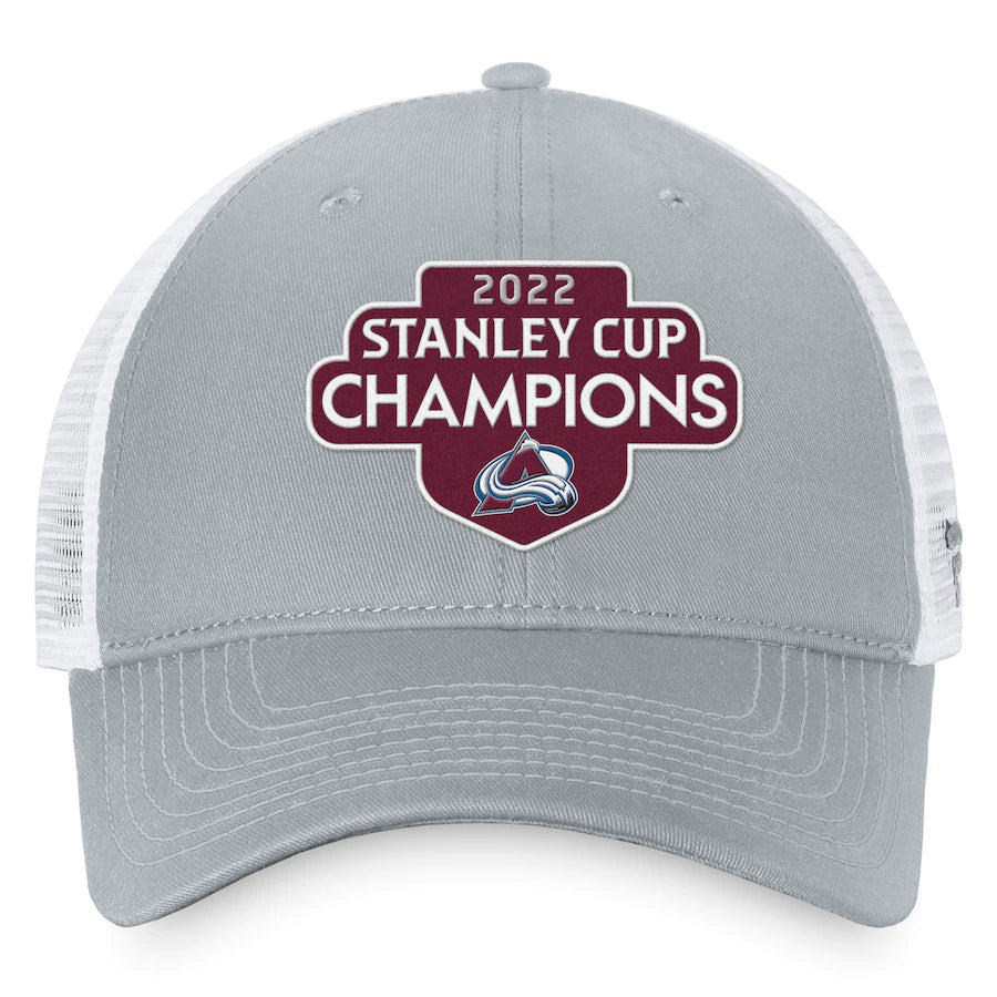 Colorado Avalanche Fanatics Branded Gray White 2022 Stanley Cup
