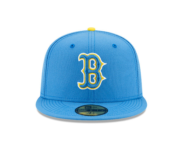 Hat Club Exclusive New Era 59Fifty Boston Red Sox City Connect Hat; Gold; 7  3/4 