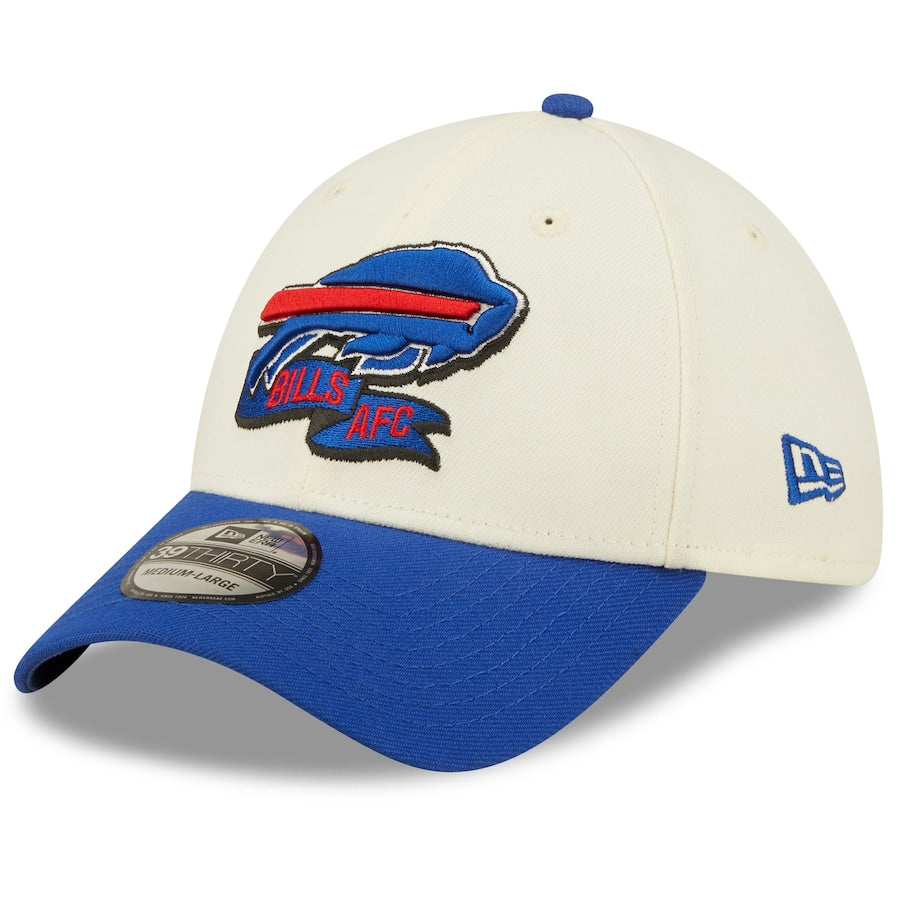 New Era Buffalo Bills Draft 39THIRTY Flex Hat - Black/Royal